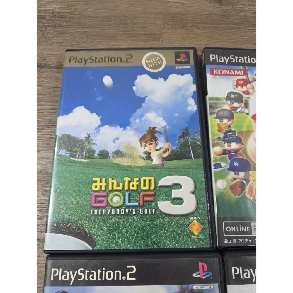 Lot Of 8 Sony PlayStation 2 Dragon Ball Z 3, Final Fantasy XII, PS2 Japan NTSC-J
